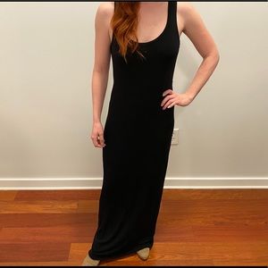 Fabletics Black Maxi w/ Cutouts